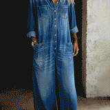 Lena | Opušten denim komplet