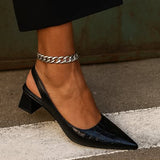 Olga | Slingback salonke sa blok potpeticom
