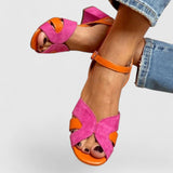 Vera | Roze sandale sa potpeticom