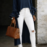 Ashley | Ležerna košulja u denim stilu
