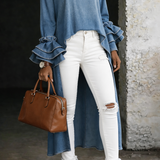 Ashley | Ležerna košulja u denim stilu