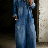 Lena | Opušten denim komplet