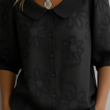 Milena | Elegantna bluza sa cvetnim detaljem