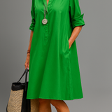 Clara | Elegantno krojena midi haljina