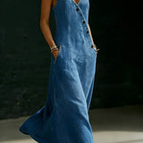 Vera | Duga denim haljina sa dugmadima