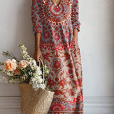 Eva | Boho maksi haljina sa printom