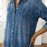 Diana | Vintage denim haljina sa dugmadima