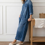 Diana | Vintage denim haljina sa dugmadima