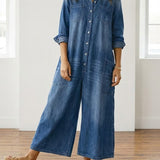 Diana | Vintage denim haljina sa dugmadima
